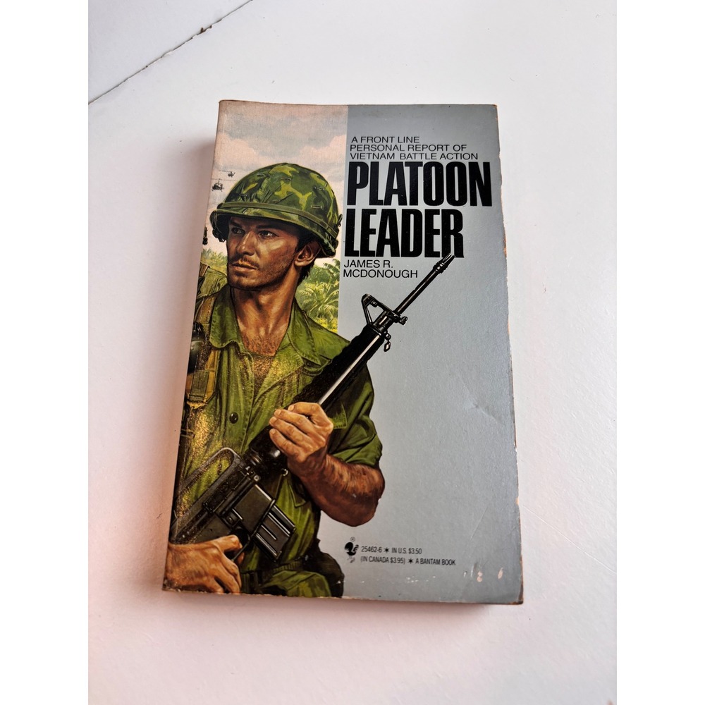 Platoon Leader James R McDonough Bantam Book Vietnam War‎ Paperback 1985